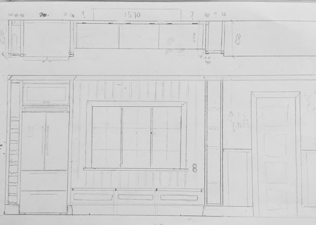 Platsbyggd ny köksdel in the making...