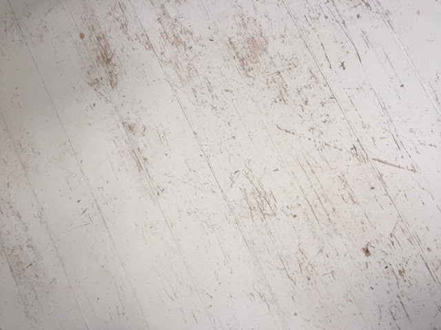 The floor...and some...