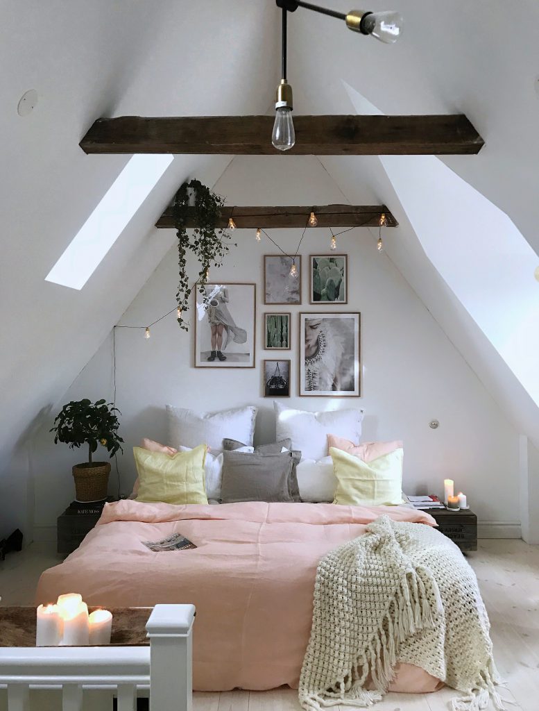 Idag somnar Axl i rena lakan