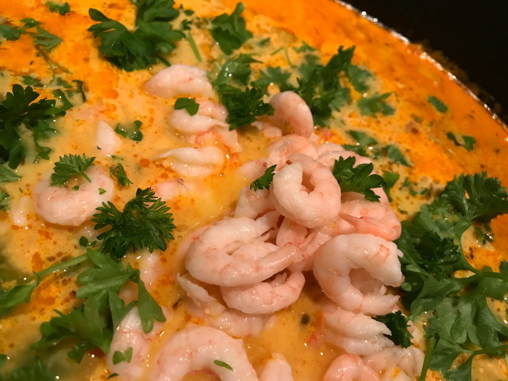 Saffransdoftande fiskgryta