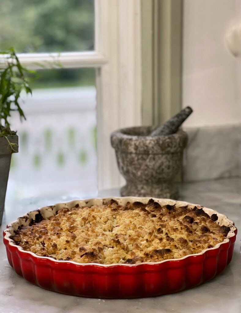 Recept på godaste rabarberpajen